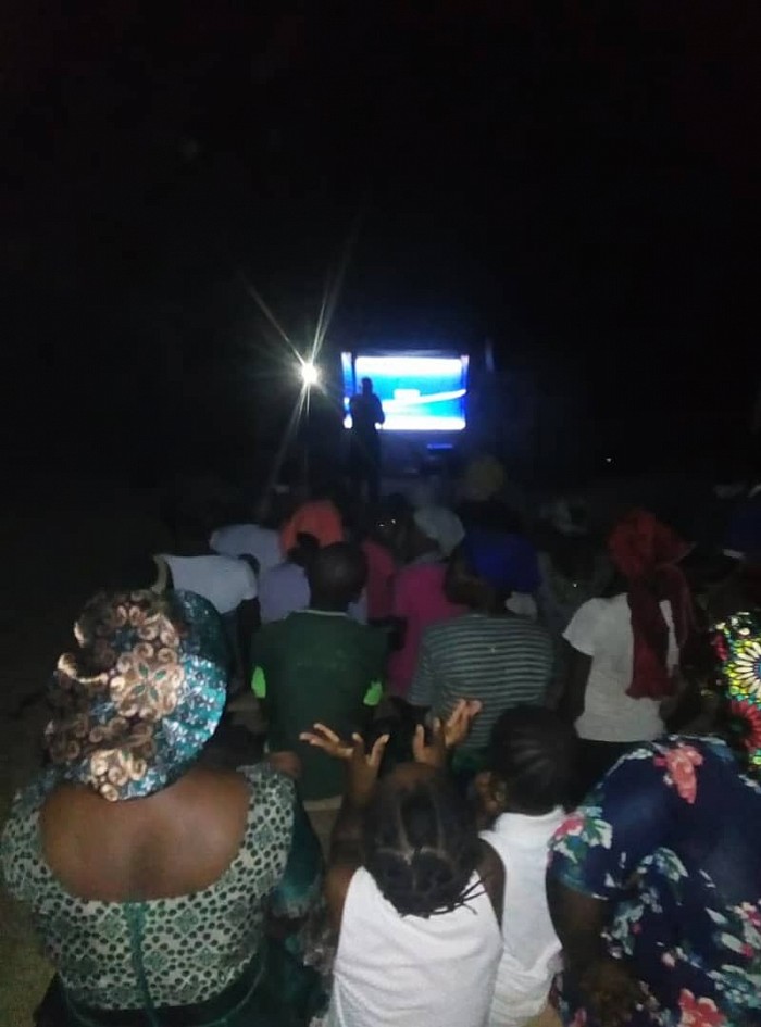 Outreach film show